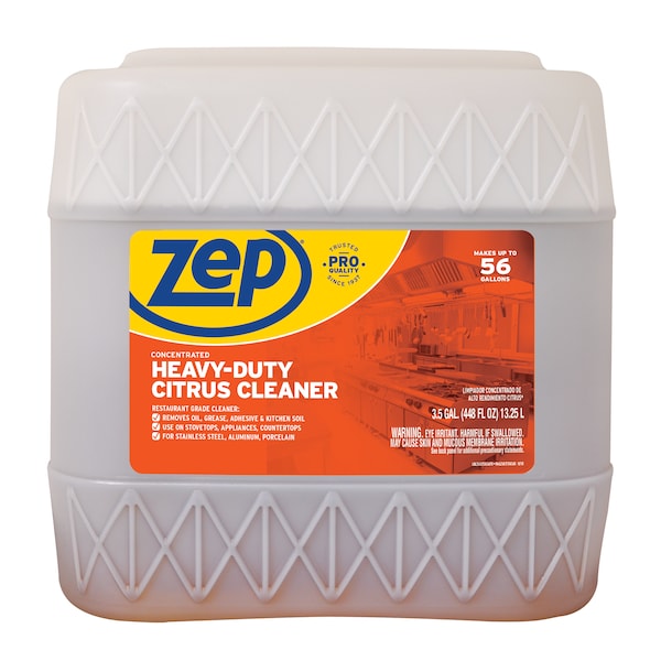 Zep Liquid 3.5 gal. Heavy Duty Degreaser, Pail ZUCIT3GCA Zoro